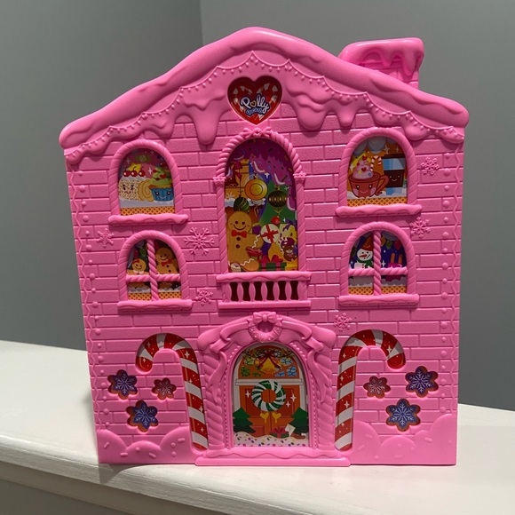 Polly Pocket Advent Calendar Winter House Design 4 Floors *no wall dividers* - Picture 7 of 8